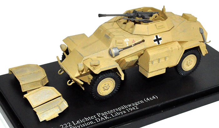 ドイツ Sd.Kfz.222 4輪装甲偵察車 第15装甲師団 完成品 (ホビーマスター 1/48 グランドパワー シリーズ No.HG1404) 商品画像_1