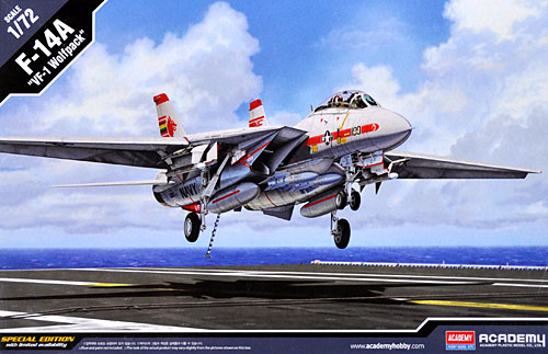 F-14A トムキャット VF-1 ウルフパック プラモデル (アカデミー 1/72 Aircrafts No.12504) 商品画像