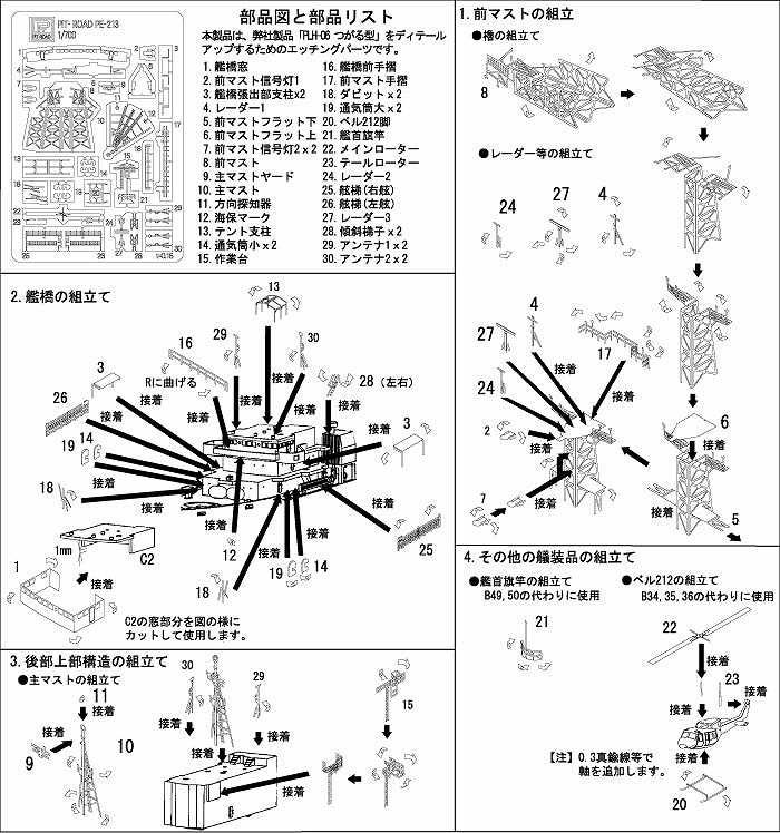 海上保安庁 つがる型巡視船 PLH-07 せっつ (エッチングパーツ付) プラモデル (ピットロード 1/700 スカイウェーブ J シリーズ No.J-057E) 商品画像_2