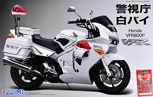 警視庁 白バイ ホンダ VFR800P (都道府県別白バイ用デカール付き) プラモデル (フジミ 1/12 オートバイ SPOT No.141466) 商品画像