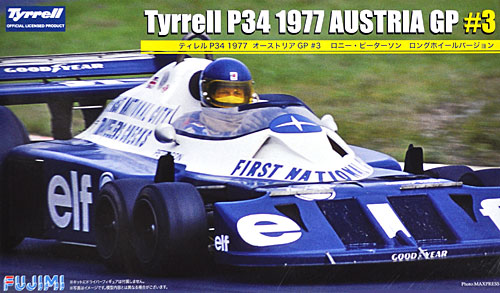 ティレル P34 1977 オーストリアGP #3 ロニー・ピーターソン ロングホイールバージョン プラモデル (フジミ 1/20 GPシリーズ No.GP048) 商品画像