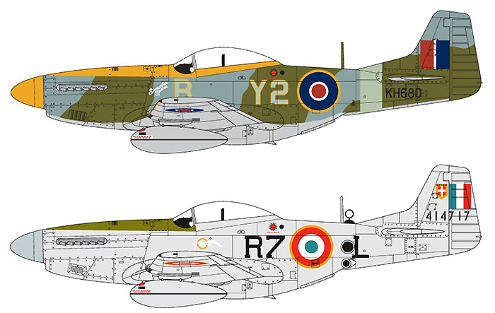 ムスタング Mk.4A (P-51K ムスタング) プラモデル (エアフィックス 1/24 ミリタリーエアクラフト No.A14003A) 商品画像_2