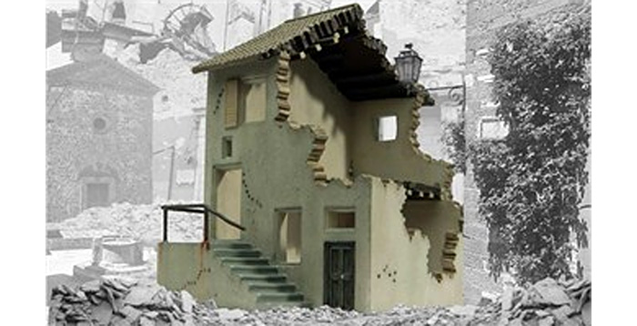 イタリアの街の家 レジン (エアフィックス 1/76 ミリタリー No.A75014) 商品画像_3
