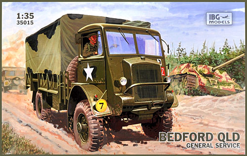 イギリス ベッドフォード QLD 3トン 4輪駆動 カーゴトラック プラモデル (IBG 1/35 AFVモデル No.35015) 商品画像