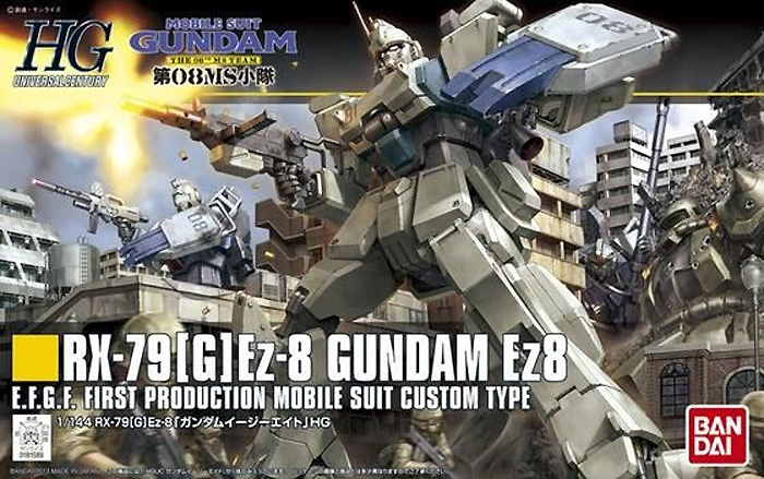 RX-79(G)Ez-8 ガンダム イージーエイト プラモデル (バンダイ HGUC (ハイグレードユニバーサルセンチュリー) No.155) 商品画像