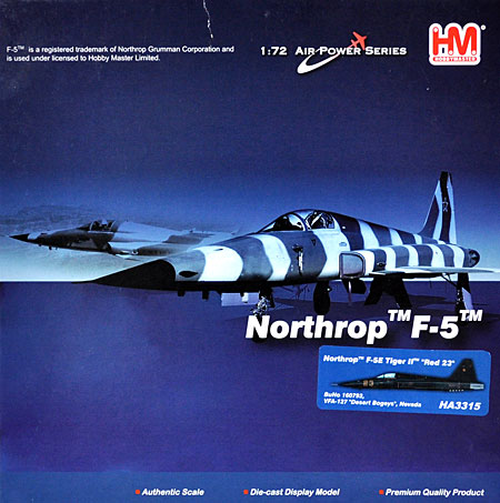 F-5E タイガー 2 VFA-127 デザート・ボギーズ 完成品 (ホビーマスター 1/72 エアパワー シリーズ （ジェット） No.HA3315) 商品画像