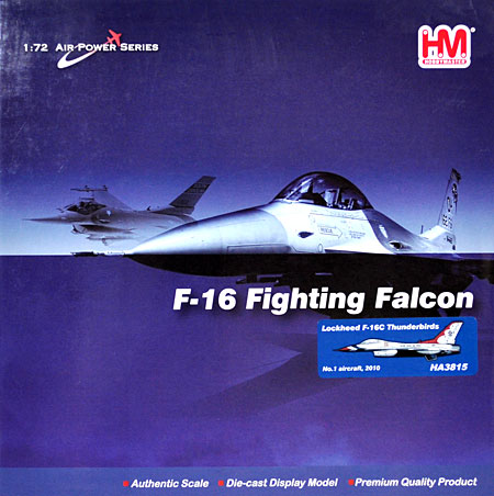 F-16C ファイティング ファルコン サンダーバーズ 1番機 2010 完成品 (ホビーマスター 1/72 エアパワー シリーズ （ジェット） No.HA3815) 商品画像