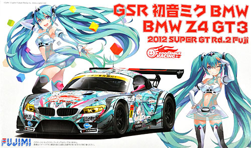 GSR 初音ミク BMW BMW Z4 GT3 2012 スーパーGT Rd.2 富士 (谷口信輝 レジン製ヘルメット付 1/8スケール) プラモデル (フジミ Racing ミク シリーズ No.189970) 商品画像