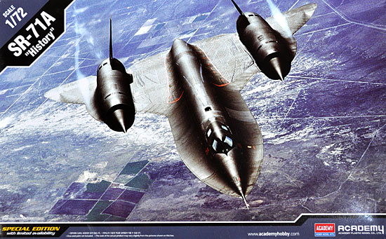 SR-71A History プラモデル (アカデミー 1/72 Scale Aircrafts No.12509) 商品画像