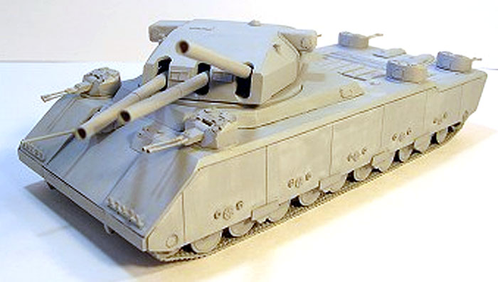 ドイツ 陸上戦艦 P1000 ラーテ (マツオカステン 1/144 オリジナルレジンキャストキット （AFV） MTUAFV-046)の商品画像