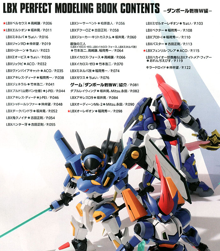 ダンボール戦機 LBX パーフェクトモデリングブック - ダンボール戦機 W編 - 本 (ホビージャパン HOBBY JAPAN MOOK No.490) 商品画像_2