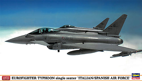 ユーロファイター タイフーン 単座型 イタリア スペイン空軍 ハセガワ プラモデル