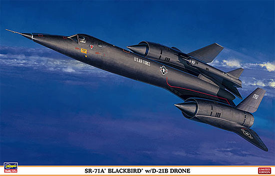 SR-71A ブラックバード w/D-21B ドローン プラモデル (ハセガワ 1/72 飛行機 限定生産 No.02041) 商品画像