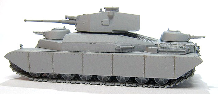 大日本帝国陸軍 100トン 試作重戦車 オイ レジン (マツオカステン 1/144 オリジナルレジンキャストキット （AFV） No.MATUAFV-057) 商品画像_3