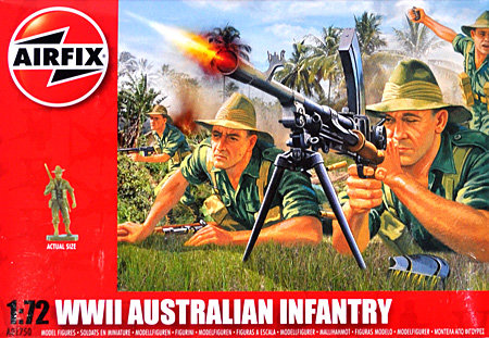 WW2 オーストラリア軍 歩兵 プラモデル (エアフィックス 1/72 AFV No.A01750) 商品画像
