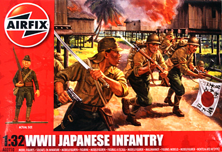 WW2 日本軍 歩兵 プラモデル (エアフィックス 1/32 ミリタリー No.A02710) 商品画像