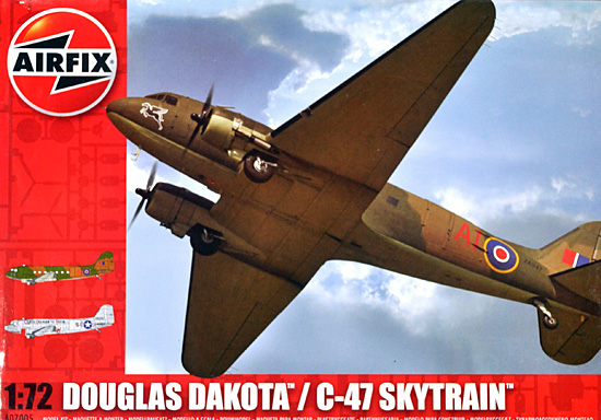 ダグラス ダコタ C-47 スカイトレイン プラモデル (エアフィックス 1/72 飛行機 No.A07005) 商品画像