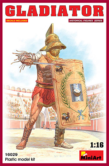 古代ローマの剣闘士 プラモデル (ミニアート 1/16 ヒストリカルフィギュア No.16029) 商品画像