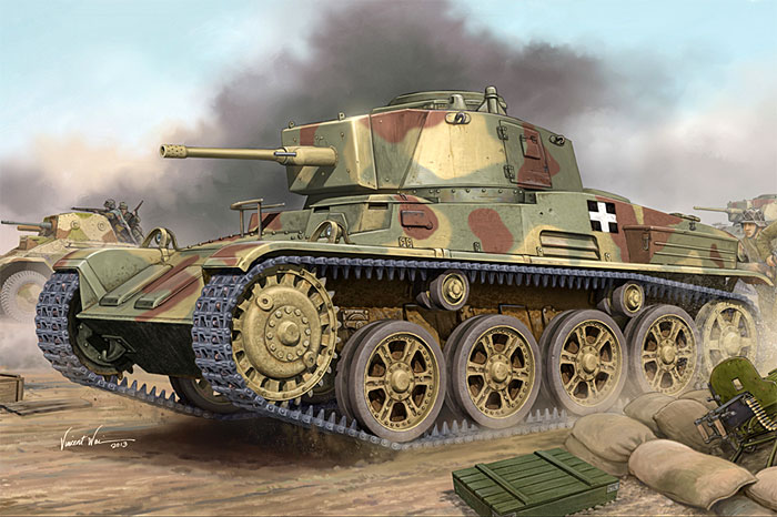 ハンガリー軽戦車 43M トルディ 3 (C40) プラモデル (ホビーボス 1/35 ファイティングビークル シリーズ No.82479) 商品画像_3