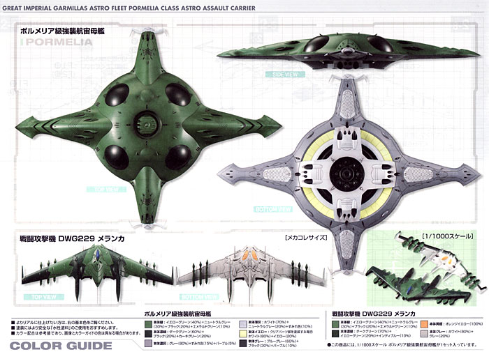 ポルメリア級 強襲航宙母艦 プラモデル (バンダイ 宇宙戦艦ヤマト 2199 No.0182326) 商品画像_3