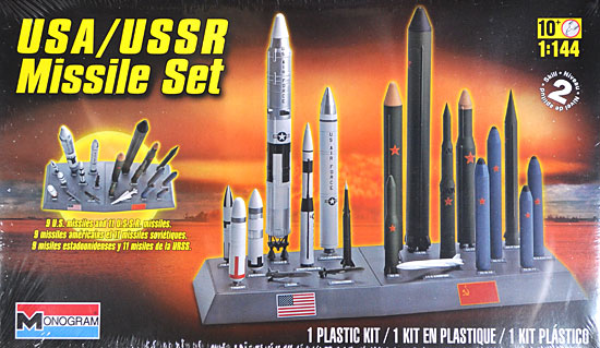 アメリカ/ソビエト ミサイルセット プラモデル (レベル/モノグラム 飛行機モデル No.85-7860) 商品画像