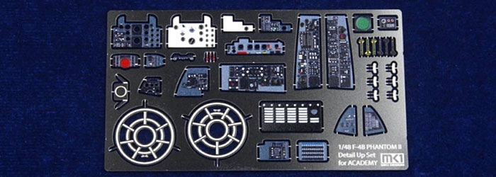 F-4B ファントム 2 用 ディテールアップパーツ (エッチング&レジン製タイヤ) エッチング (KA Models エアモデル用 エッチングパーツ No.KG-20003) 商品画像_2