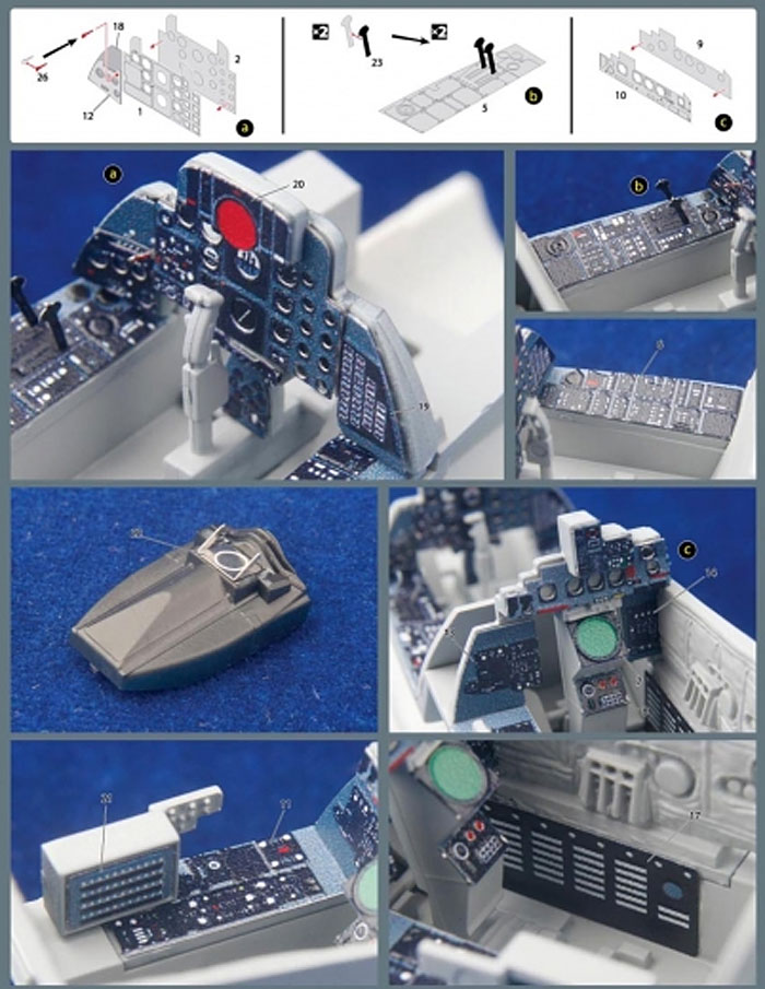 F-4B ファントム 2 用 ディテールアップパーツ (エッチング&レジン製タイヤ) エッチング (KA Models エアモデル用 エッチングパーツ No.KG-20003) 商品画像_4