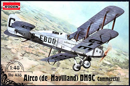 デ・ハビランド DH9C 複葉単発機 旅客機型 プラモデル (ローデン 1/48 エアクラフト No.435) 商品画像