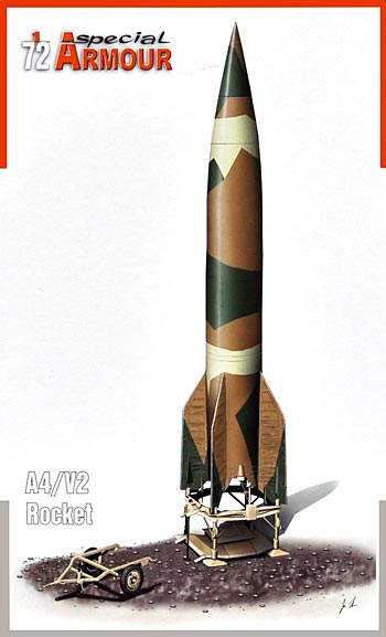 ドイツ A-4/V-2 弾道ミサイル 量産型 プラモデル (スペシャルホビー 1/72 special ARMOUR （スペシャル アーマー） No.SA72003) 商品画像