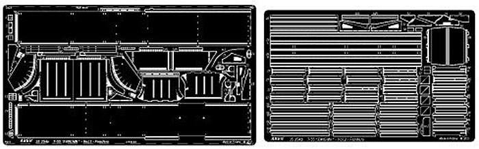 イラク軍 T-55 エニグマ フェンダーセット (タミヤ用) エッチング (アベール 1/35 AFV用エッチングパーツ No.35254) 商品画像_1