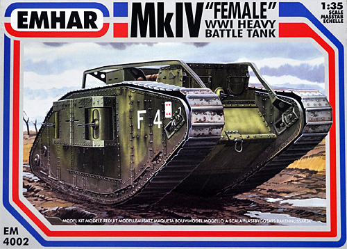 イギリス Mk.4 菱形戦車 雌型 機関銃搭載 プラモデル (エマー 1/35 AFV No.EM4002) 商品画像