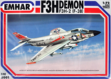 F3H-2 デーモン (F-3B) プラモデル (エマー 1/72 飛行機 No.EM3001) 商品画像