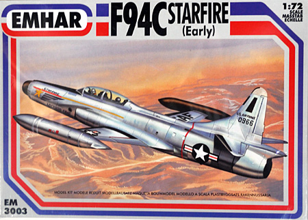 F-94C スターファイアー 初期型 プラモデル (エマー 1/72 飛行機 No.EM3003) 商品画像