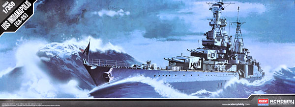 U.S.S インディアナポリス (CA-35) プラモデル (アカデミー 艦船・船舶 No.14107) 商品画像