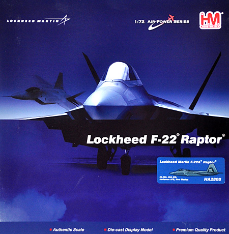 F-22 ラプター 第49戦術戦闘航空団 完成品 (ホビーマスター 1/72 エアパワー シリーズ （ジェット） No.HA2808) 商品画像