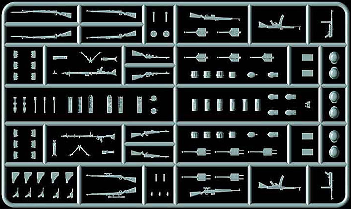 WW2 ドイツ 小火器セット プラモデル (マスターボックス 1/35 ミリタリーミニチュア No.MB35115) 商品画像_3