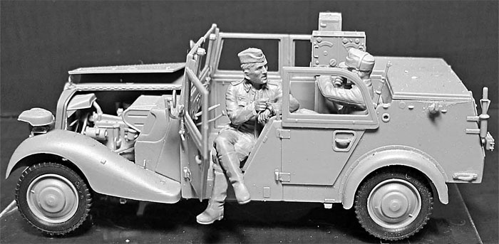 ドイツ 軍用小型無線通信車 Sd.Kfz.2 170VK w/クルー プラモデル (マスターボックス 1/35 ミリタリーミニチュア No.MB35151) 商品画像_4