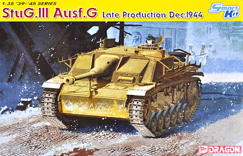3号突撃砲 G型 後期型 1944年12月生産車 プラモデル (ドラゴン 1/35 39-45 Series No.6593) 商品画像