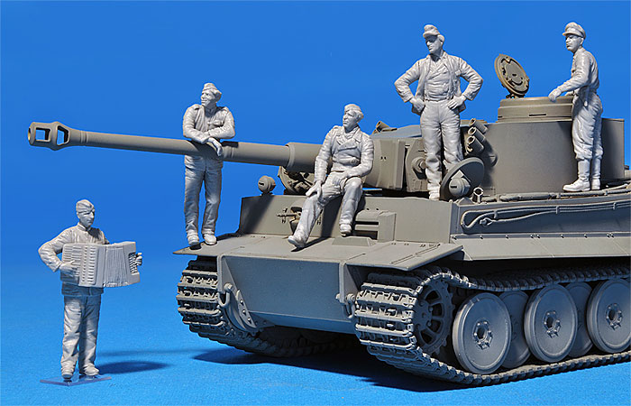 ドイツ戦車兵 (ノルマンディ 1944) プラモデル (ミニアート 1/35 WW2 ミリタリーミニチュア No.35132) 商品画像_4