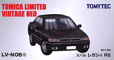 スバル レガシィ RS (黒) ミニカー (トミーテック トミカリミテッド ヴィンテージ ネオ No.LV-N006c) 商品画像