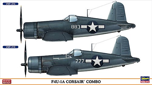 F4U-1A コルセア コンボ プラモデル (ハセガワ 1/72 飛行機 限定生産 No.02032) 商品画像