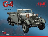 ICM 1/24 カーモデル ドイツ G4 高官用 6輪乗用車 ダイムラーベンツ社製 1935年型