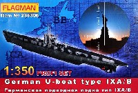 フラッグマン 1/350 艦船モデル ドイツ Uボート Type9 A/B (遠距離型) (エッチングパーツ付)