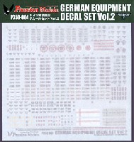 パッションモデルズ 1/35 デカールシリーズ WW2 ドイツ軍装備品デカールセット (Vol.2)