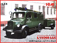 ICM 1/35 ミリタリービークル・フィギュア ドイツ L1500S LLG　消防車