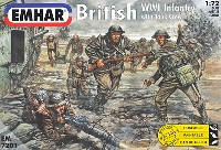 エマー 1/72 AFV WW1 イギリス 歩兵 & 戦車兵 (52体入)