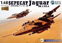 キティホーク 1/48 ミリタリーエアクラフト プラモデル SEPECAT ジャギュア GR.1/GR.3 攻撃機