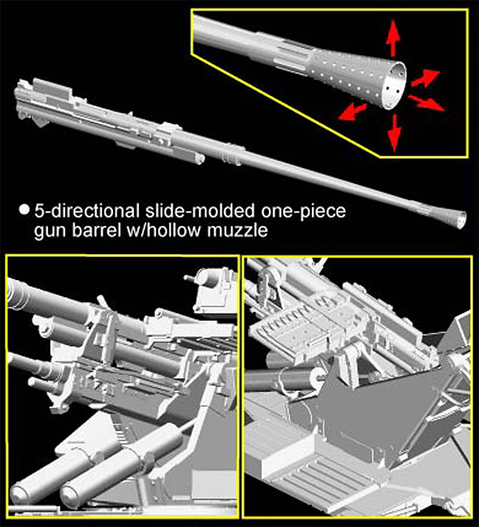 3.7cm Flak37 高射機関砲 プラモデル (ドラゴン 1/35 '39-'45 Series No.6483) 商品画像_2