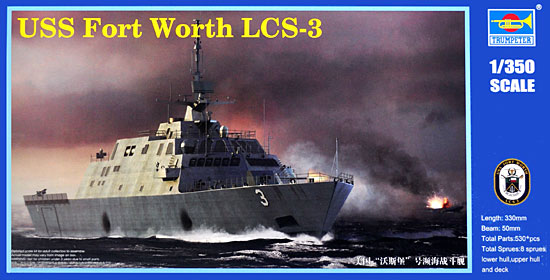 アメリカ海軍 LCS-3 フォート・ワース プラモデル (トランペッター 1/350 艦船シリーズ No.04553) 商品画像