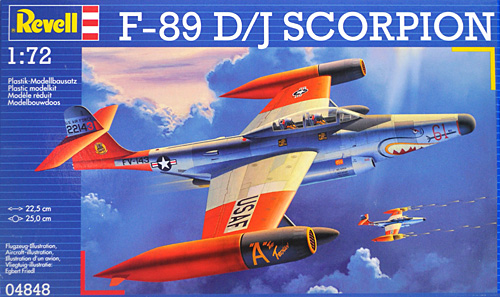 F-89D/J スコーピオン プラモデル (レベル 1/72 Aircraft No.04848) 商品画像